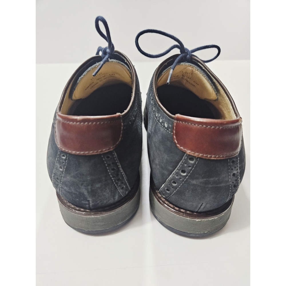 Johnston Murphy J&M 27-2237 Blue Oxford Sheep Skin Casual Shoes Men's Size 10.5M - Picture 5 of 10